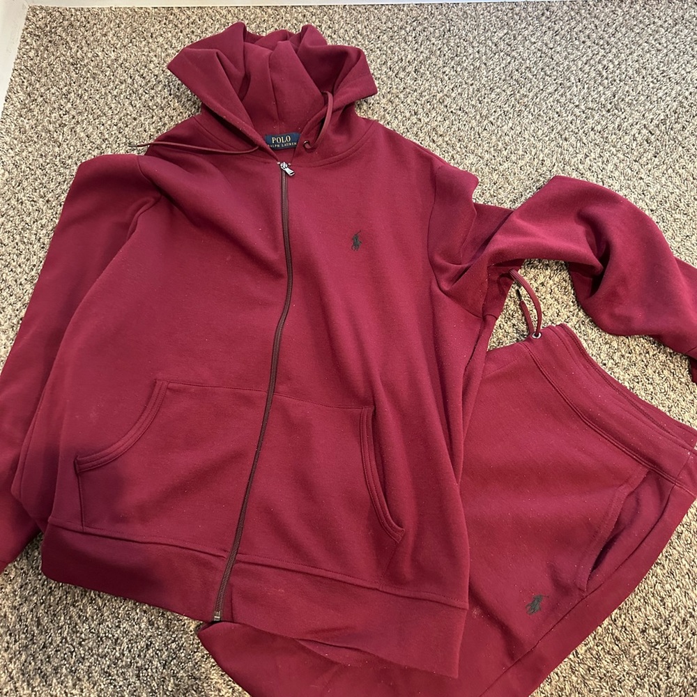 Ralph Lauren polo sweat suit top SIZE XL bottom size XXL